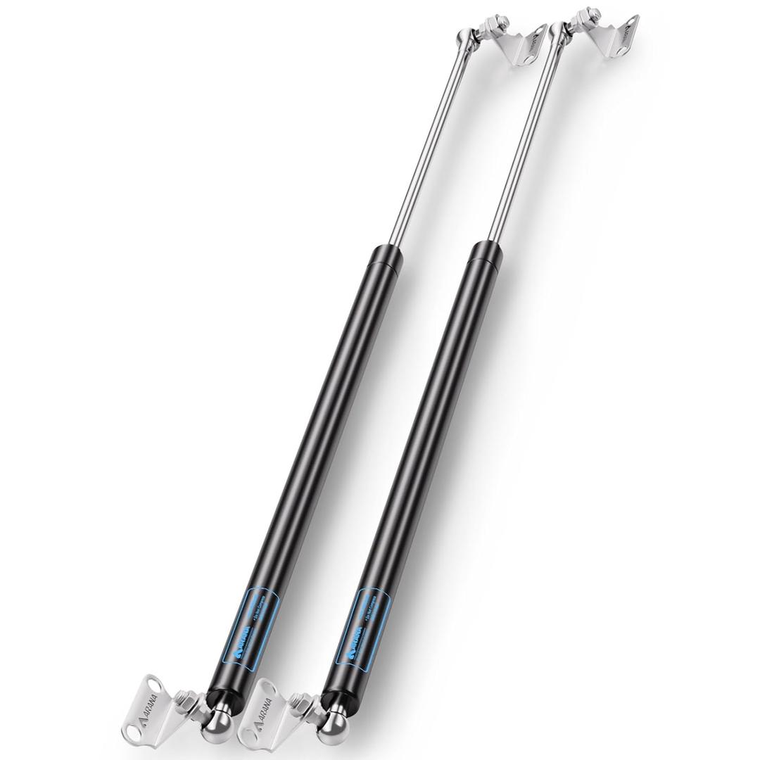 ARANA Gas Struts 36 inch 100lb with Brackets (2 Pack) - Heavy Duty Lift Support for RV Bed Hatch & Storage Box Lid - Hydraulic Spring Shocks for Camper Bed, Cellar Door, Food Truck Window