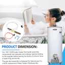 21"100112328 Thermopile for Water Heater,750 Millivolt Waters Heaters Thermocouple Compatible with Reliance,Whirlpool, A.O.Smith,Kenmore, American Water Heater,Rheem Thermopile Replaces 9007872005