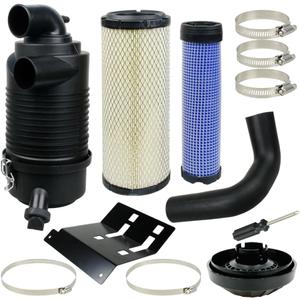 11013-0752 Air Filter Upgrade Kit fits Kawasaki FR651V FR691V FR730V - Heavy Duty Commercial Style Canister Air Filter Kit fits Kawasaki FR Series Engines Replaces#102-442, 11013-0752, 11013-7047