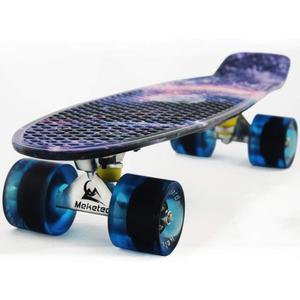 Skateboards Complete 22 Inch Mini Cruiser Retro Skateboard for Kids Boys Youths Beginners