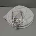 White Lamp Shades Set of 2, Bell Lamp Shades 6"Top x 13"Bottom x 10"High, Medium Shade Replacement Fabric Natural Linen Hand Crafted(Spider Fitter), Harp Holders Included, Easy Assembly Required