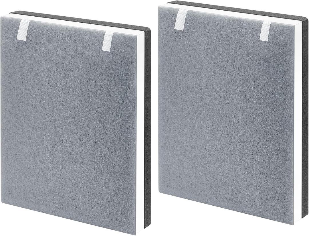 2 Pack Vital 100 True HEPA Replacement Filter Compatible with LEVOIT Vital 100 Air Purifier, H13 and High-Efficiency Activated Carbon Set, Part Number 100-RF (2 Pack)
