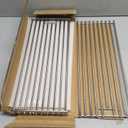 2025 4 Pack 8mm Stainless Steel BBQ Grill Grates Replacement Parts for 65073 L60000 L75000 L90000, Bull 16517 BBQ Angus, Brahma, Lonstar Select, Outlaw Steer Premium, Lonestar Select (8mm Round Rod 4 PC)