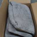 Lunoku Bath Towels Set of 4 Extra Large 35 x 70 Inches,Luxury Thick High Absorbent and Quick Dry Bath Sheet,Ultra Soft Microfiber,Bathroom,Beach,Yoga,Sport,SPA,Fitness (Grey)