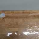 Wooden Butcher Block End Grain Cutting Board - 17x13x1.5 In Reversible Multipurpose Chopping Board with Juice Groove, Cracker Holder & Inner Handles