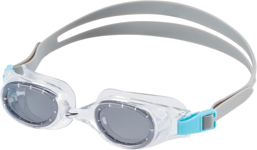 Speedo Kids' Swim Goggles Hydrospex Ages 6-14 (Smoke Ice)