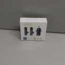 Labstandard Wireless Lavalier Lapel Microphone for iPhone, iPad, mini Video Recording Mic for Interview Video Podcast Vlog YouTube & Livestream, Noise Reduction, Plug & Play (3-in-1 Port) Black