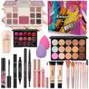 Makeup Kit for Women full Kit Makeup Set for Teens Girls Teenagers Eyeshadow Palette Foundation Makeup Gift Set for Women Makeup Kit for Teens (Medium)