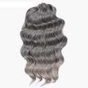 Synthetic Twist Crochet Curly Hair 16 Inch Deep Wave Braid Hair Ombre Blonde Brown Water Wave Braiding Hair Extensions (T4-56A)