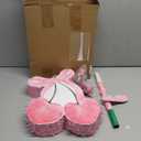 Pink Bow Piata with Stick Blindfold and Confetti, Cherry Theme Birthday Party Baby Shower Nursery Decorations Gifts