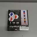 Perfect Curve Cap Rack | Over-The-Door Hat Organizer | Nine hooks holds 9-18 Caps | Baseball Cap Rack for Door | 1 Strap | Black