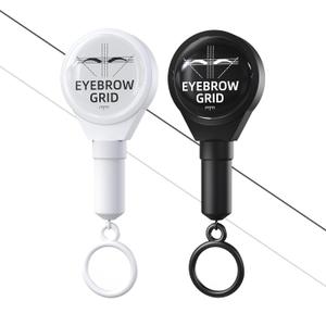 QUELLE Brow Mapping String White&Black Eyebrow Mapping String Kit for Permanent Makeup Brow Mapping Kit Marking Symmetrical Eyebrows Pro Eyebrow Threading Kit(23.6 inch)