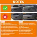 for Jeep JL Black Inner Door Armrest Panel Trim Cover for Jeep Wrangler JL JLU 2018+ for Gladiator JT 2020+ ABS Interior Accessories 4pcs