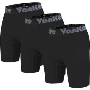 Men's Compression Shorts Sports Underwear Spandex Short Athletic Performance Baselayer for Workout Gym Boxer Bike (S)