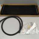 Low Pressure Drop Transmission Oil Cooler 40k Transmission Oil Cool Compatible For Heavy Duty 40,000 GVW Max Low Mounting Hardware Towing Applications and Advanced Cooling Protection LPD47391