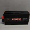 4000W Power Inverter 12V DC to 110V/120V AC Converter for RV/Truck/Boat/Camping/Off-Grid Solar Car Power Inverter Peak Power 8000W with 4 AC Outlets,USB & Type-C Port, Remote Controller & LCD Screen