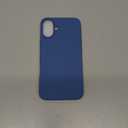 ORNARTO Compatible with iPhone 16 Plus Case 6.7, Slim Liquid Silicone 3 Layers Full Covered Soft Gel Rubber Phone Case Protective Cover 6.7 Inch, Blue