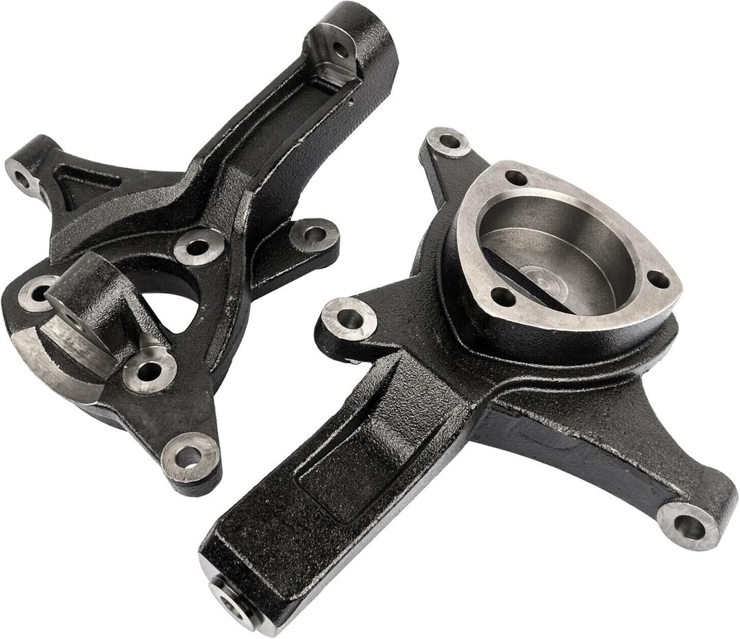 Pair 4.5" Lift Spindles Knuckles For 2007-2017 Chevrolet Silverado 1500 For 2007-2017 GMC Sierra 1500 Yukon XL For 2007-2014 Chevrolet Tahoe Avalanche 1500 For 2007-2014 Cadillac Escalade