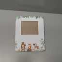 ALodr Woodland Baby Shower Decorations, Woodland Baby Shower Sign Picture Frame, Wild Animal Party Decor for Gender Reveal, Pregnancy Milestone Keepsake, Pregnancy Announcement Sonogram Photo Frames