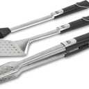 Pit Boss Grills Soft Touch 3 Piece Tool Set, Stainless