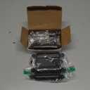 TamBee 4inch Double Action Hinge Saloon Door Hinges Swinging Door Hinge Heavy Duty Self Closing Black Steel Hinges with Screws