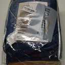 MIULEE Navy Blue Velvet Curtains 84 inches Long 2 Panels - Luxury Pinch Pleated Room Darkening Window Drapes for Bedroom Living Room Thermal Insulated Super Soft Blackout, Back Tab Rod Pocket