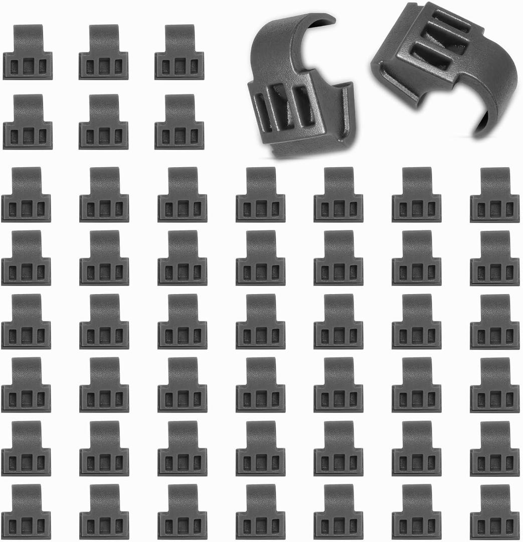 86 Degree Angle Restrictor Restriction Clips (50Pack), Hinge Restrictors for Cabinet Doors, Fit for Face Frame Hinges Kitchen Cabinet Door Restraints EH89