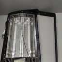 Electric Garage Heater 120V 1 Pack, 750/1500W Ceiling Mount Space Heater for Garage, Shop, Patio with 90 Adjustable Tilt, Dual Quartz Radiant, Safety Metal Grille and Overheat Protection