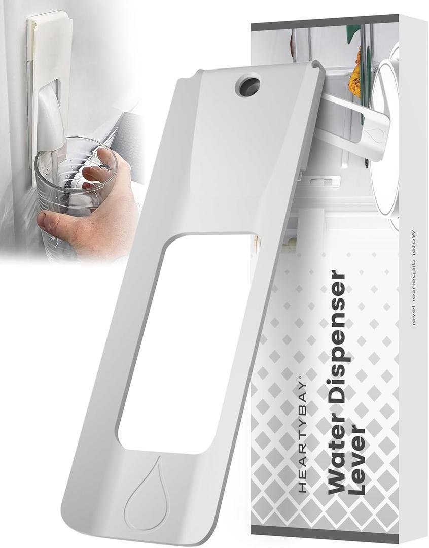 Water Dispenser Lever for Refrigerator Interior, [One-handed Portable Operation] Premium Replacement Handed Water Dispensing Lever for Whirlpool and Other Models (Screw-On Style)