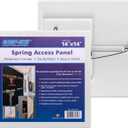 EASY-EXS Access Panels Spring-Fit 14"x14" (External 16"x16") Square (SAP1414) for Drywall, celing, Electrical, Plumbing Hole Covers, 14"x14" - 1 Pcs