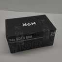 N9R 24PCS Plastic Champagne Flutes, 9 Oz Stemless Disposable Gold Rim Toasting Glasses, Crystal Clear Cocktail Cups Drinkware Shatterproof Ideal for Party Wedding Birthday