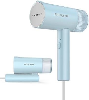 Steamer for Clothes, Foldable Handheld Clothing Wrinkles Remover for Garments with Thermostatic Ceramic Plate, Portable Mini Steamer Iron for 120V Countries (Celadon)