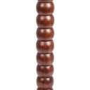 Creative Co-Op Stacked Pedestal Cocktail Side Table, Dark Chestnut