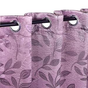 Superior Blackout Curtains, Room Darkening Window Accent for Bedroom, Sun Blocking, Thermal, Modern Bohemian Curtains, Leaves Collection, Set of 2 Panels, Grommet- 42 in x 63 in, Wisteria