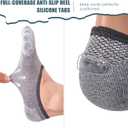 2 x 10 Pairs Thin 4 Color Mixed Grey Blue Yellow Pink No Show Womens Man, Ideal, Breathable liner no slip socks