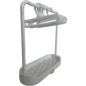 Doll Accessories Set with Plastic Drying Rack Holder Stand Disaplay with 5 Hangers, with Drainboard for labubu for Cotton Dolls