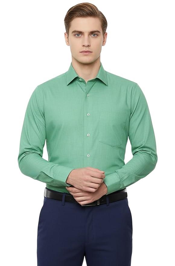 Men’s Fashion Slim Fit Shirt – Classic Long Sleeve Formal & Casual Wear, L