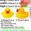 31 Pcs Multicolored Mini Multicolor Rubber Ducks Baby Bath Ducky Bathtub Pool Squeaky Little Duck Toys for Shower/Party Decoration Supplies/Birthday (1.5"x 1.4" x 1.2")