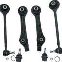 6PCS RWD Front Lower Forward & Rearward Control Arms with Ball Joints Compatible with Chrysler 300 Dodge 2005 2006 2007 2008 2009 2010 2011 OE K620258 K620257 MS25119 K7469