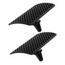 Unomor 2pcs Car Air Conditioning Vent Deflector Car Wind Baffle for Comfortable Driving Blocks Cold Air Easy to Install
