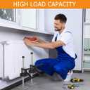 15.75-Inch Furniture Jack with Appliance Hand Cabinet Labor Saving Arm Door Lifter Tool 2-Pack