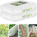 Garden Netting, 2 Pack 10x20Ft Ultra Fine Mesh Netting Pest Barrier Protection Bird Mosquito Net Plants Cover for Vegetables Fruits Flowers Crops Greenhouse Cover Raised Bed Patio Mesh Netting