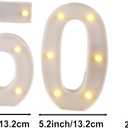 50th Birthday Decorations Woman Man,Marquee Numbers for 50th Wedding Anniversary Decorations,Light Up Numbers 50 Sign for Party Backdrop Wall Decor,50 Birthday Centerpieces Table Decoration