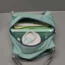 Iteryn Stackable Bento Box Kit, 3-Compartment Japanese Lunch Containers, Wheat Straw, All-in-1 Bento Lunch Box for Adult Meal Prep Snack (Green)