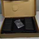 OPNICE Desk Organizer and Accessories, 2-Tier Computer Monitor Stand Riser with Drawer and 2 Pen Holders, Laptop Stand, Office Desk Accessories for Office Supplies, Black (Black 1-Pack)