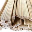 Wooden Craft Sticks, Bundle of 25, Unfinished Hardwood, 36" Long. 1 1/8" x 1/4"