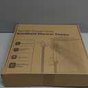 Shower Head,12Rain Shower Head with Handheld Spray Combo with 11'' Angle Adjustable Extension Arm/Flow Regulator/Shower System,High Pressure Rainfall Shower Head Clean Bathroom,Matt Black