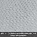 Budge Rain Barrier Car Cover, Outdoor, Water-Resistant, Breathable, Car Cover fits Cars up to 200", Gray (Size 3: Fits up to 16' 8")