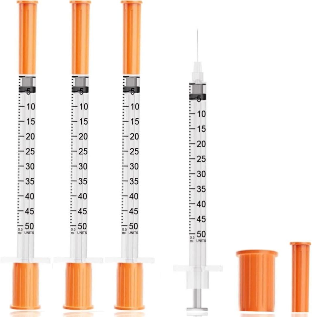 50 Pack - 1/2 ml 30G 5/16 inch(8mm) Sample Dispensing Tool for Industrial research, Science Lab, Plant Cultivation Supplies