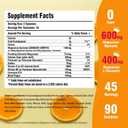 Magnesium Glycinate Gummies for Adults & Kids, 1000mg High Absorption Magnesium Complex Supplement, Sugar Free with Potassium,Vitamins for Calm, Sleep Supprt, Stress Relief, 180 Counts Orange